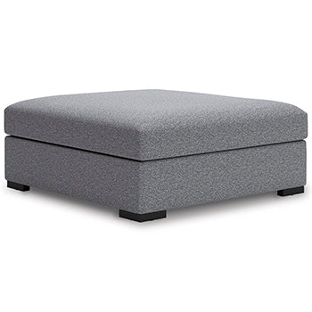 Leasing Furniture - Ashley Furniture - Bealton Living Room - Oversized Accent Ottoman / Salt and Pepper - 6130508
