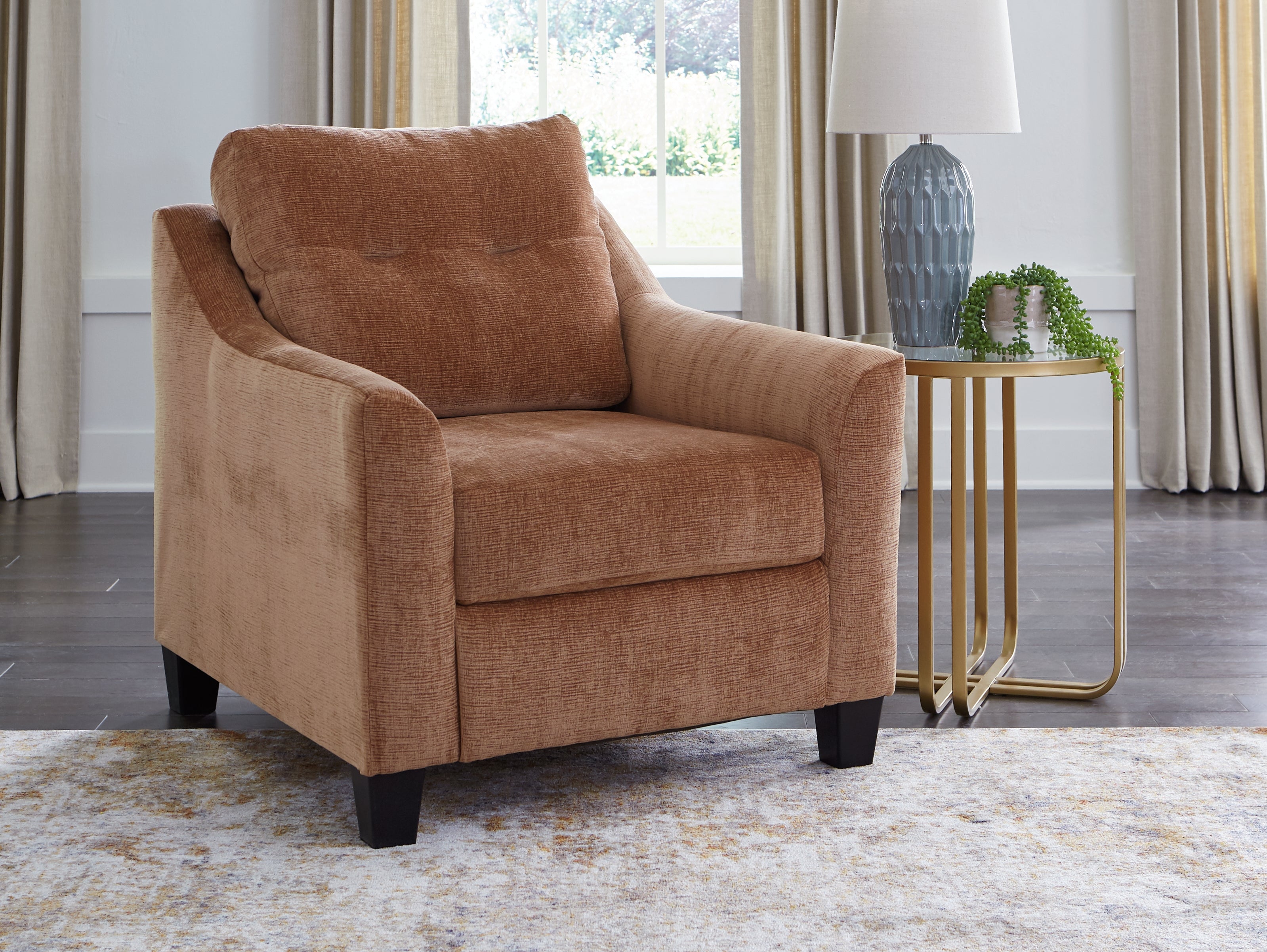 Leasing Furniture - Ashley Furniture - Amity Bay Living Room - Chair / Clay - 6720420