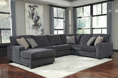 Leasing Furniture - Ashley Furniture - Tracling Sectional - LAF 3-Piece Sectional with Chaise / Slate - 72600S2