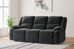 Leasing Furniture - Ashley Furniture - Draycoll Living Room - Power Rocker Recliner / Slate - 7650498