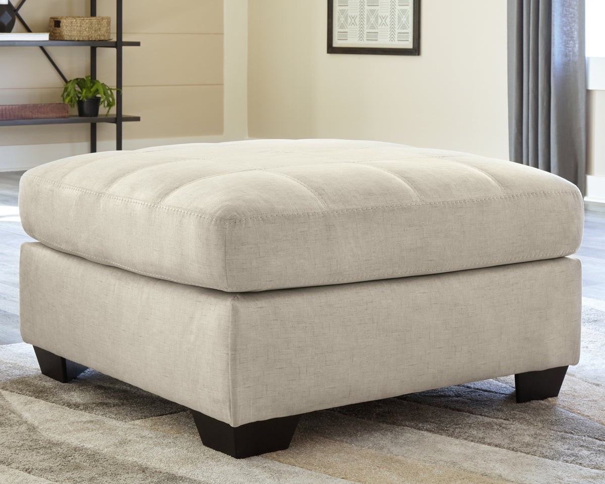 Leasing Furniture - Ashley Furniture - Falkirk Living Room - Oversized Accent Ottoman / Parchment - 8080608