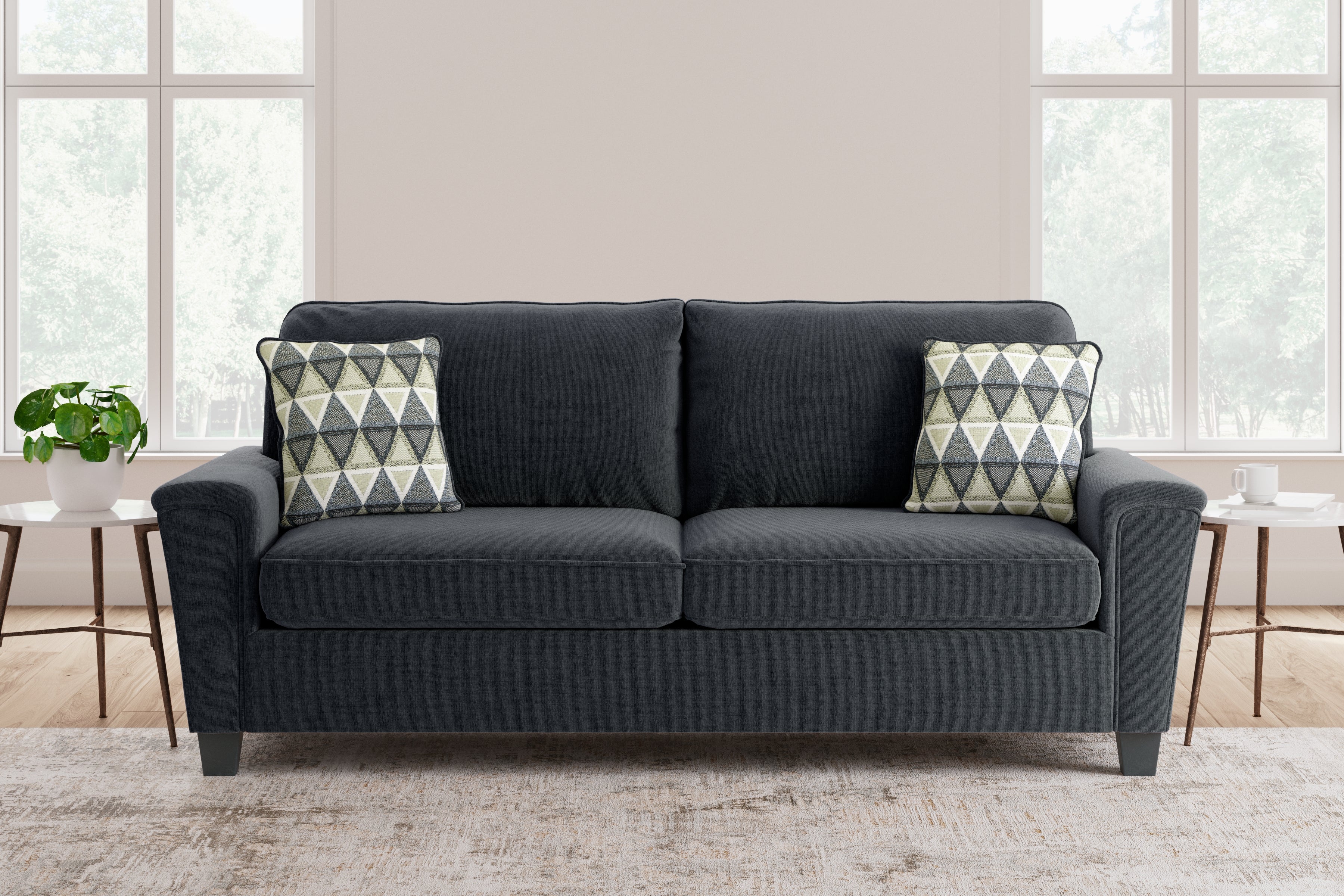 Leasing Furniture - Ashley Furniture - Abinger Living Room - Sofa / Smoke - 8390538