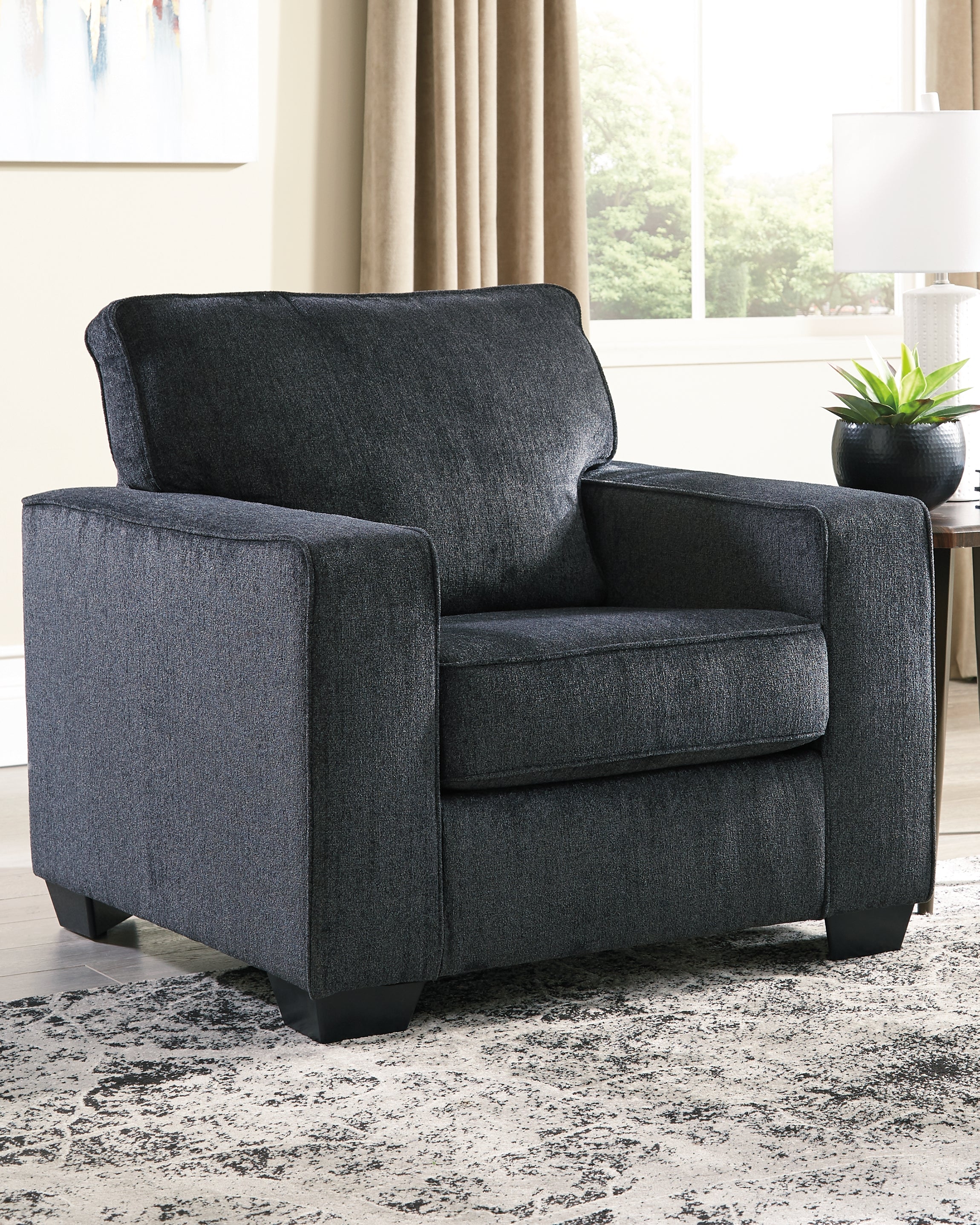 Leasing Furniture - Ashley Furniture - Altari Living Room - Chair / Slate - 8721320