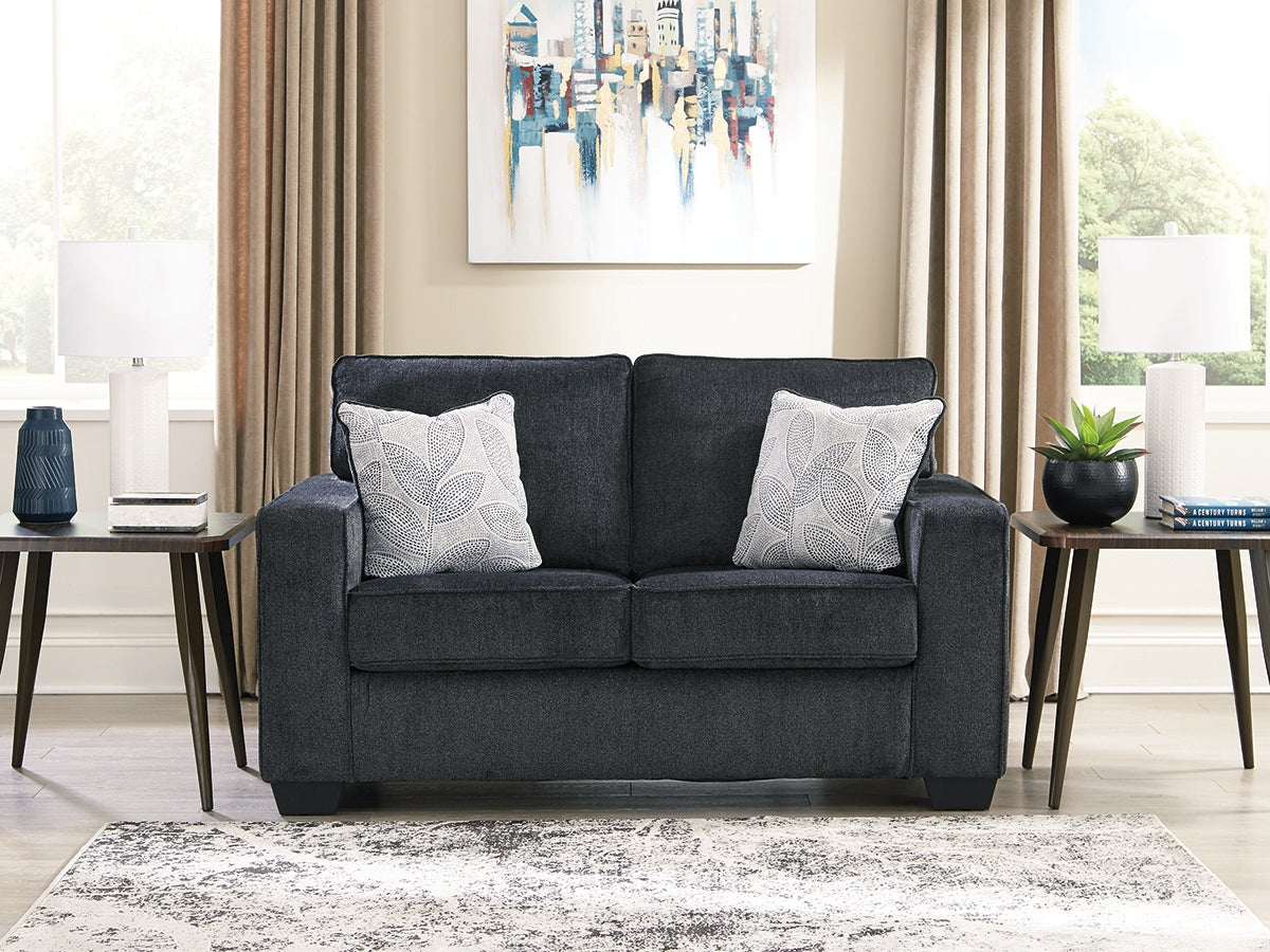 Leasing Furniture - Ashley Furniture - Altari Living Room - Loveseat / Slate - 8721335