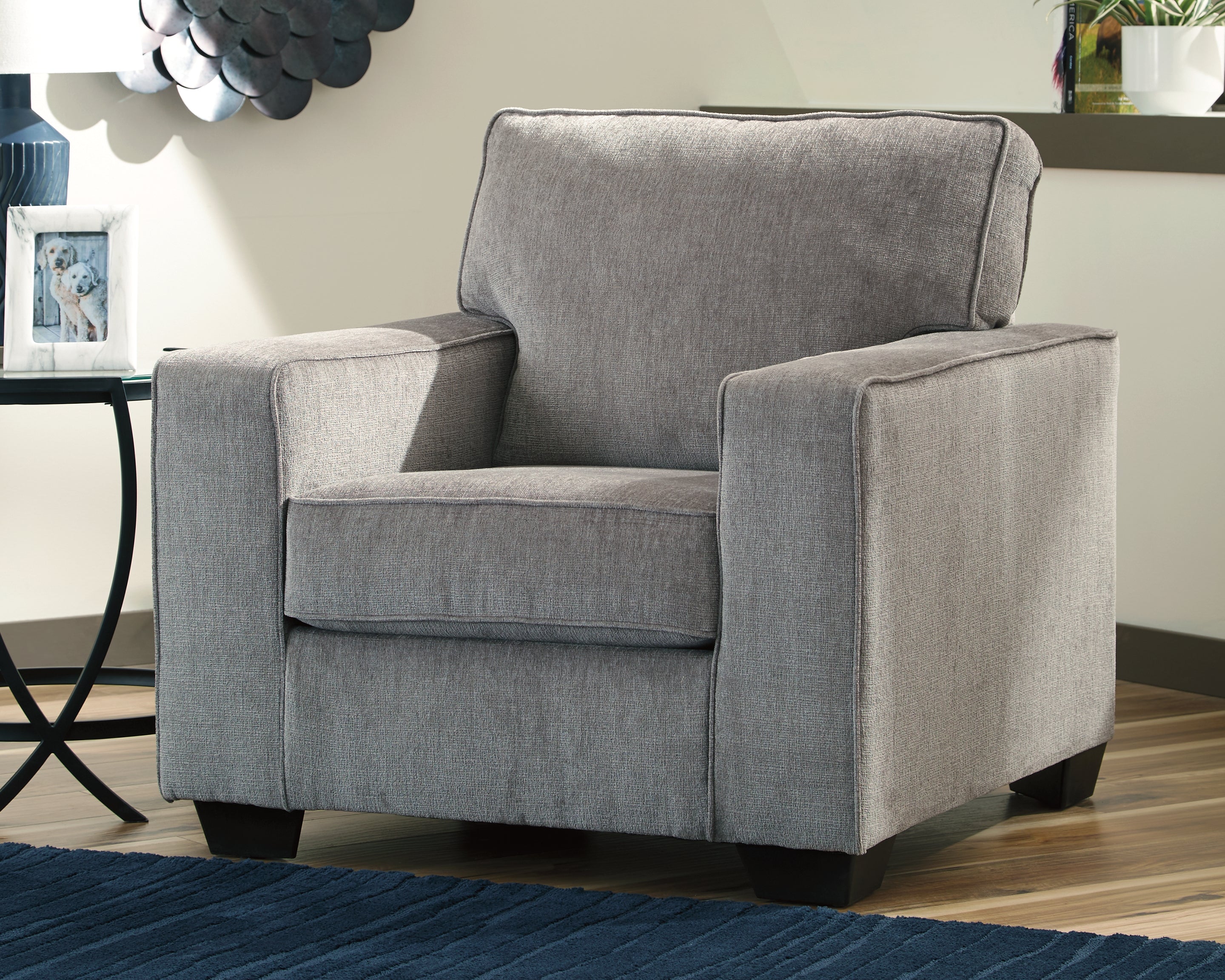 Leasing Furniture - Ashley Furniture - Altari Living Room - Chair / Alloy - 8721420