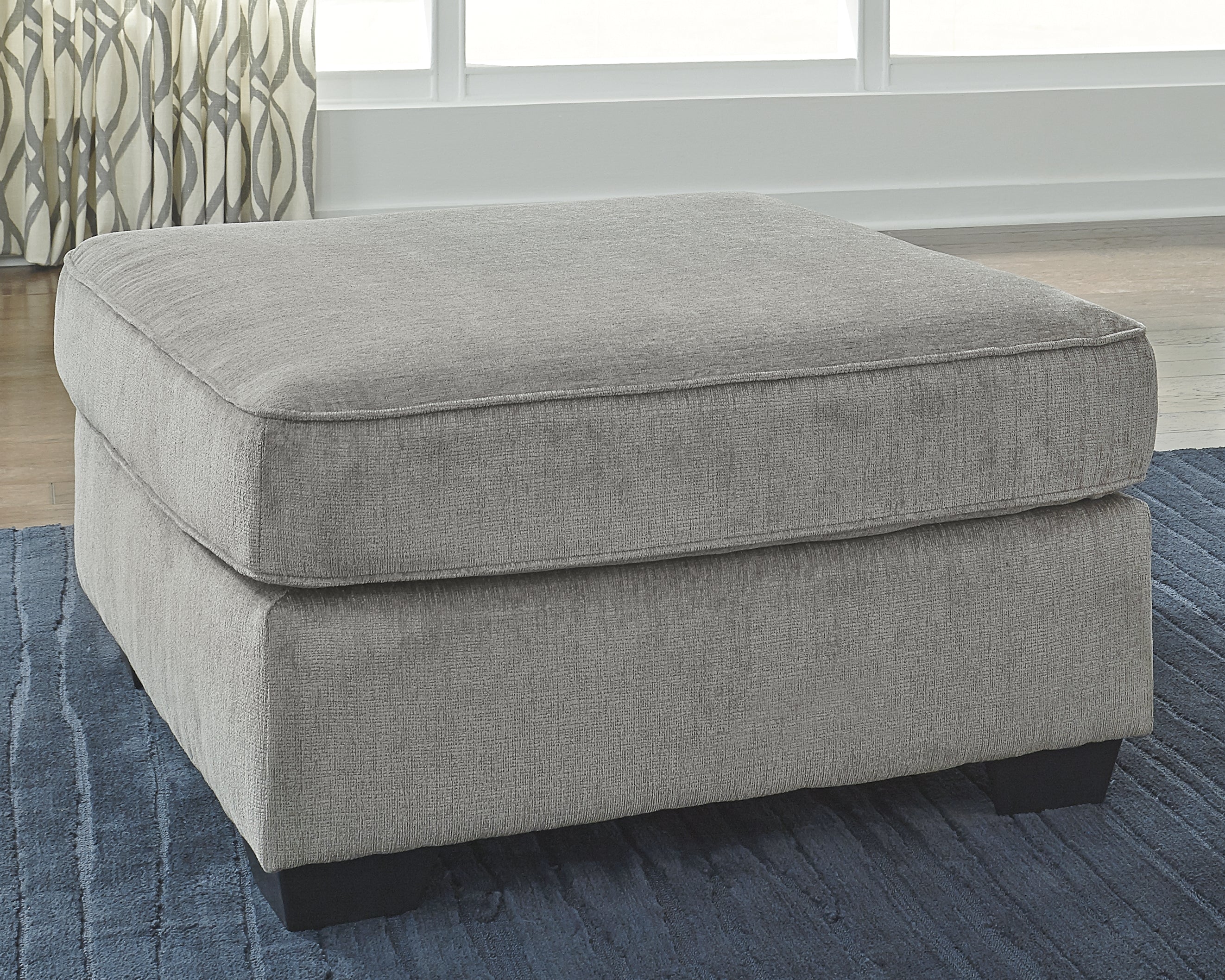 Leasing Furniture - Ashley Furniture - Altari Living Room - Oversized Accent Ottoman / Alloy - 8721408