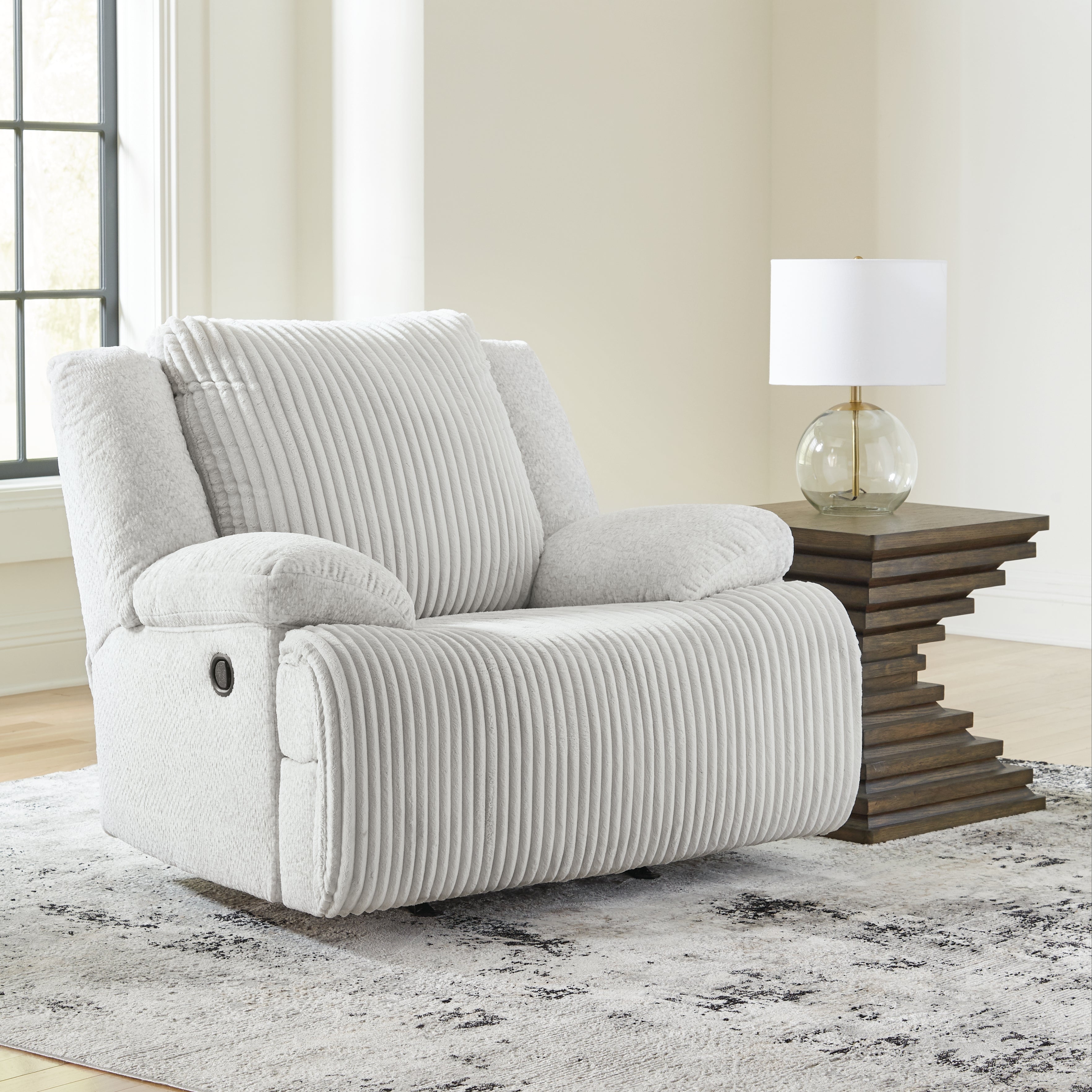 Leasing Furniture - Ashley Furniture - Top Tier Living Room - Rocker Recliner / Alloy - 9270625
