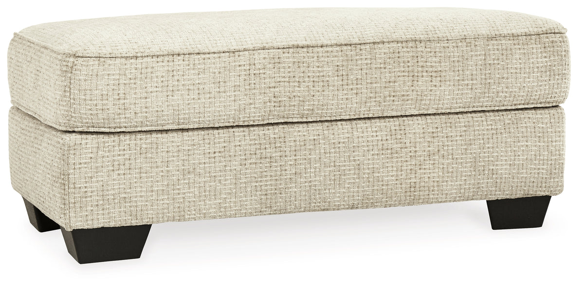 Leasing Furniture - Ashley Furniture - Monaghan Living Room - Ottoman / Sandstone - 9620514