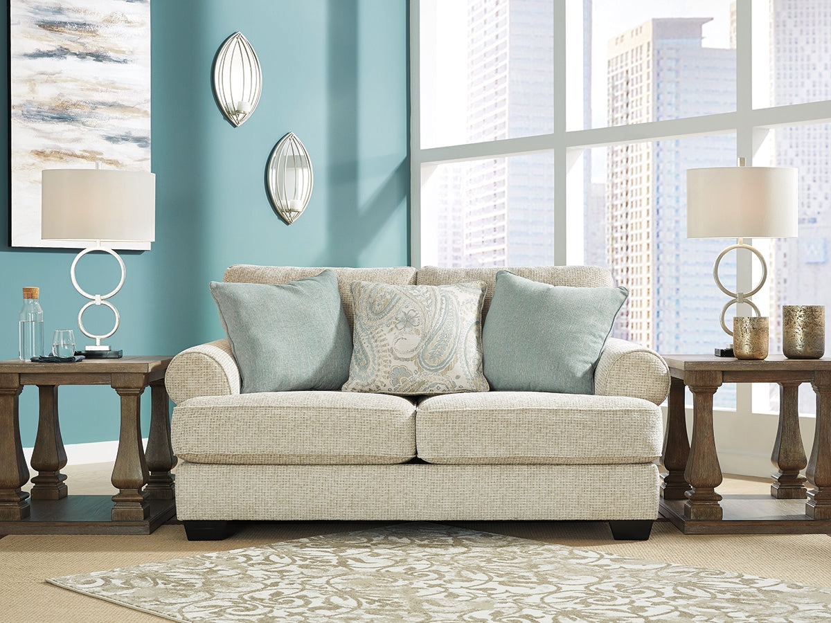 Leasing Furniture - Ashley Furniture - Monaghan Living Room - Loveseat / Sandstone - 9620535