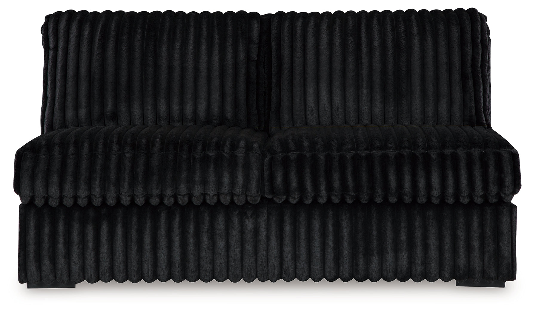 Leasing Furniture - Ashley Furniture - Midnight-Madness 4-Piece Sectional - 4-Piece Sectional / Onyx - 98103U11