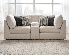 Leasing Furniture - Ashley Furniture - Kellway Sectional - 3-Piece Sectional Loveseat / Bisque - 98707S8