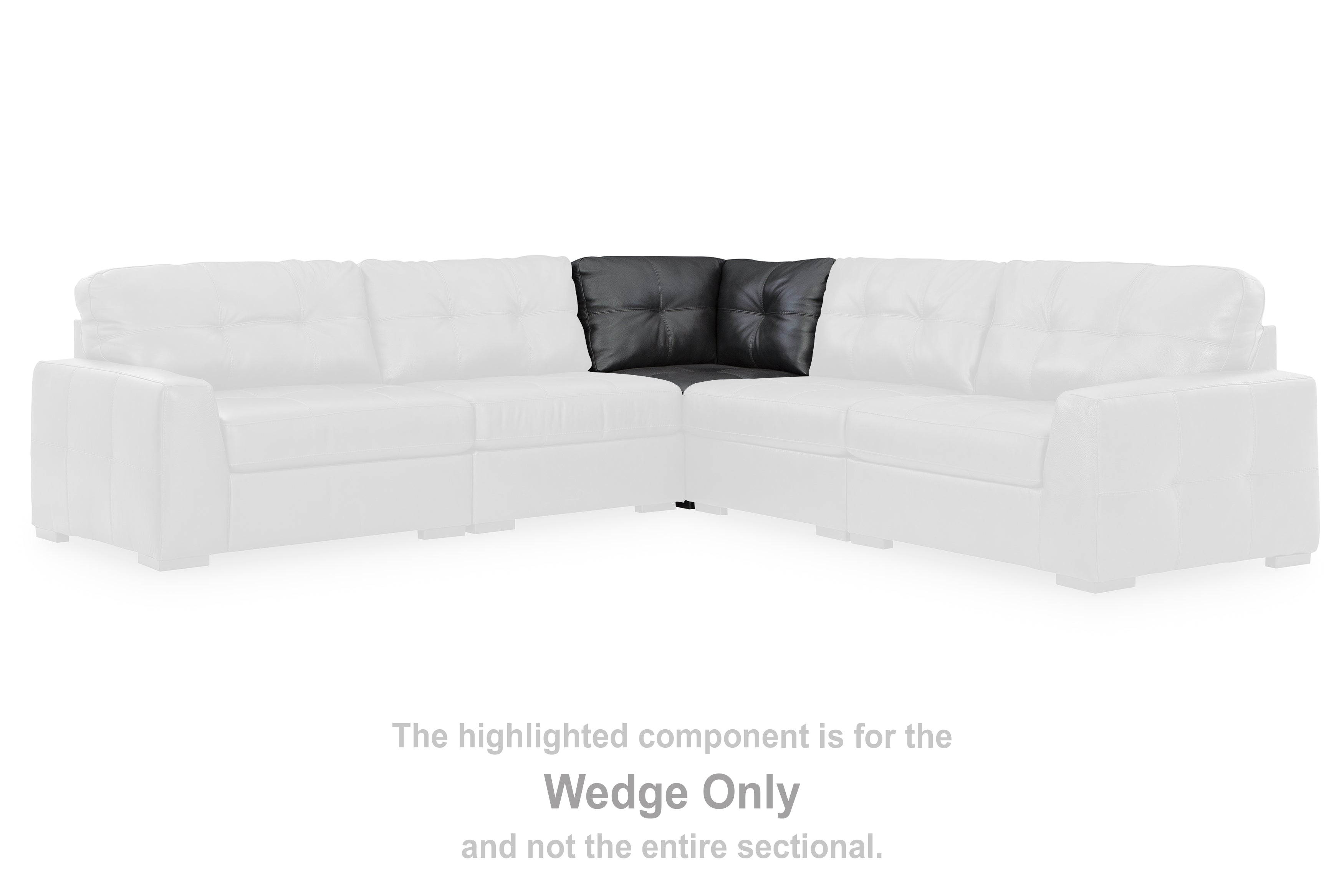 Leasing Furniture - Ashley Furniture - Brindley Pier Sectional - Wedge / Fog - 9950377