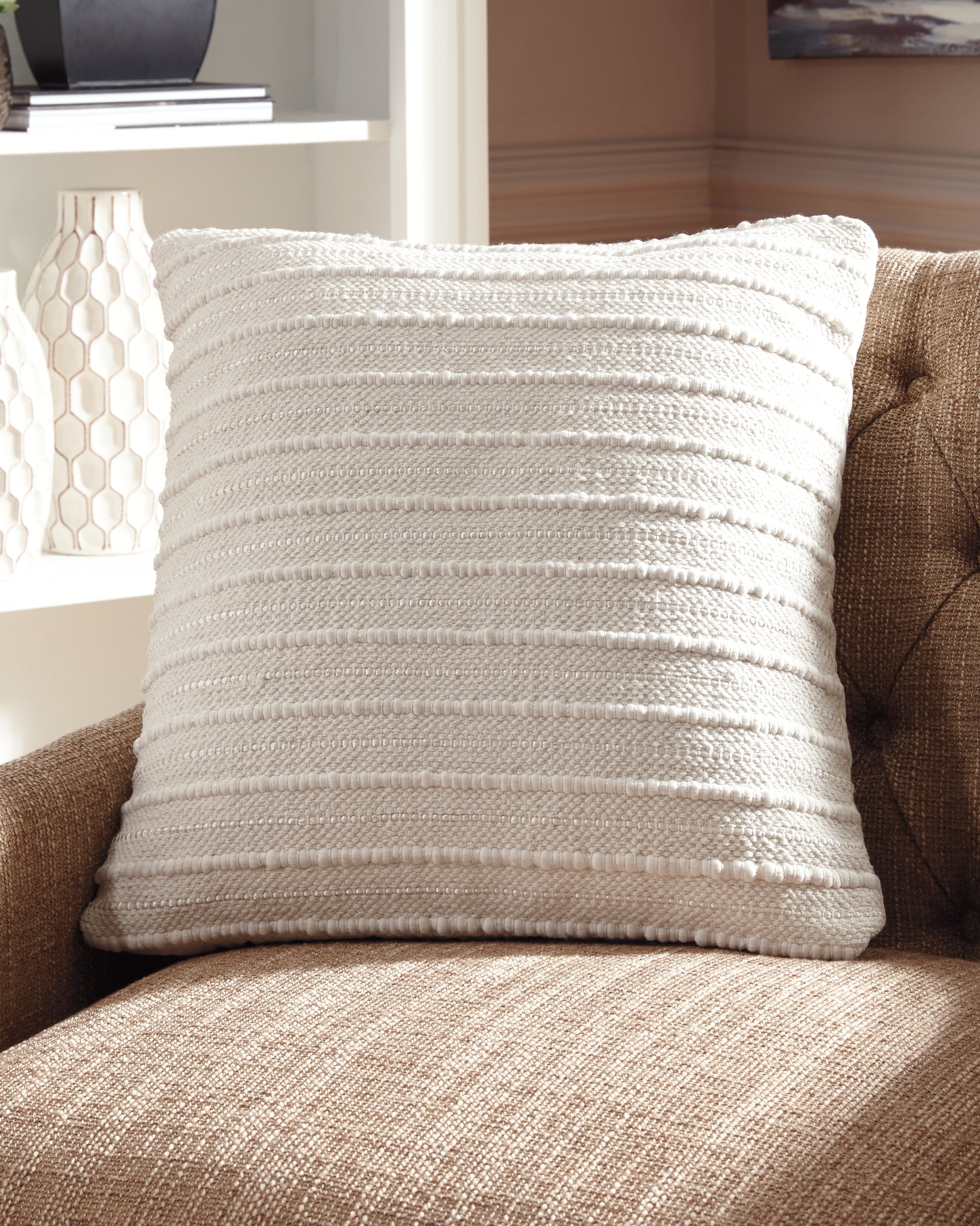 Leasing Furniture - Ashley Furniture - Theban Pillows - Pillow (4/CS) / Cream - A1000454