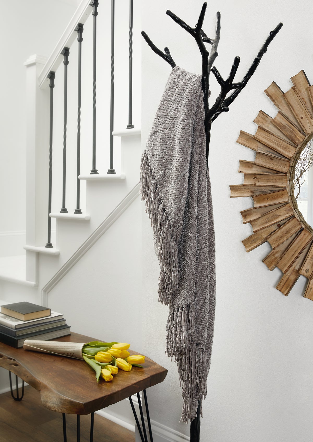 Leasing Furniture - Ashley Furniture - Tamish Throw - Throw / Gray - A1001026T