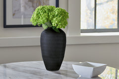 Leasing Furniture - Ashley Furniture - Etney Vase - Vase / Slate - A2000509