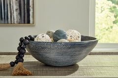 Leasing Furniture - Ashley Furniture - Meadie Bowl - Bowl / Distressed White - A2000789