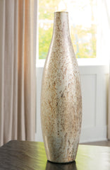 Leasing Furniture - Ashley Furniture - Plawite Vase - Vase / Antique Silver Finish - A2000640