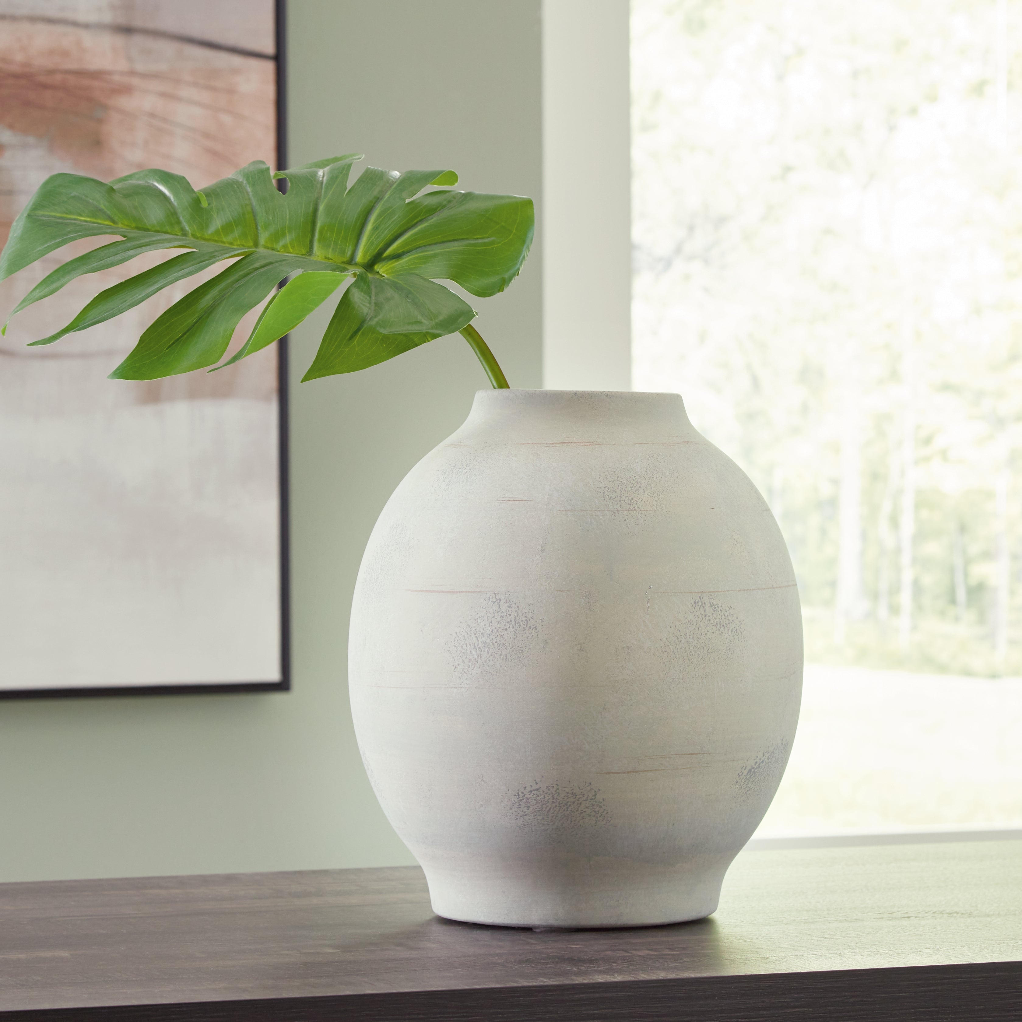 Leasing Furniture - Ashley Furniture - Clayson Vase - Vase / Sage Green - A2000654