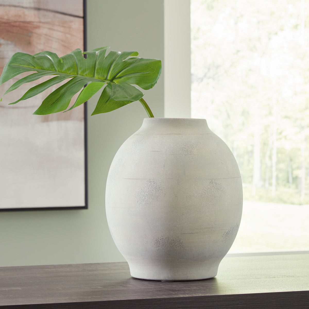 Leasing Furniture - Ashley Furniture - Clayson Vase - Vase / Sage Green - A2000654