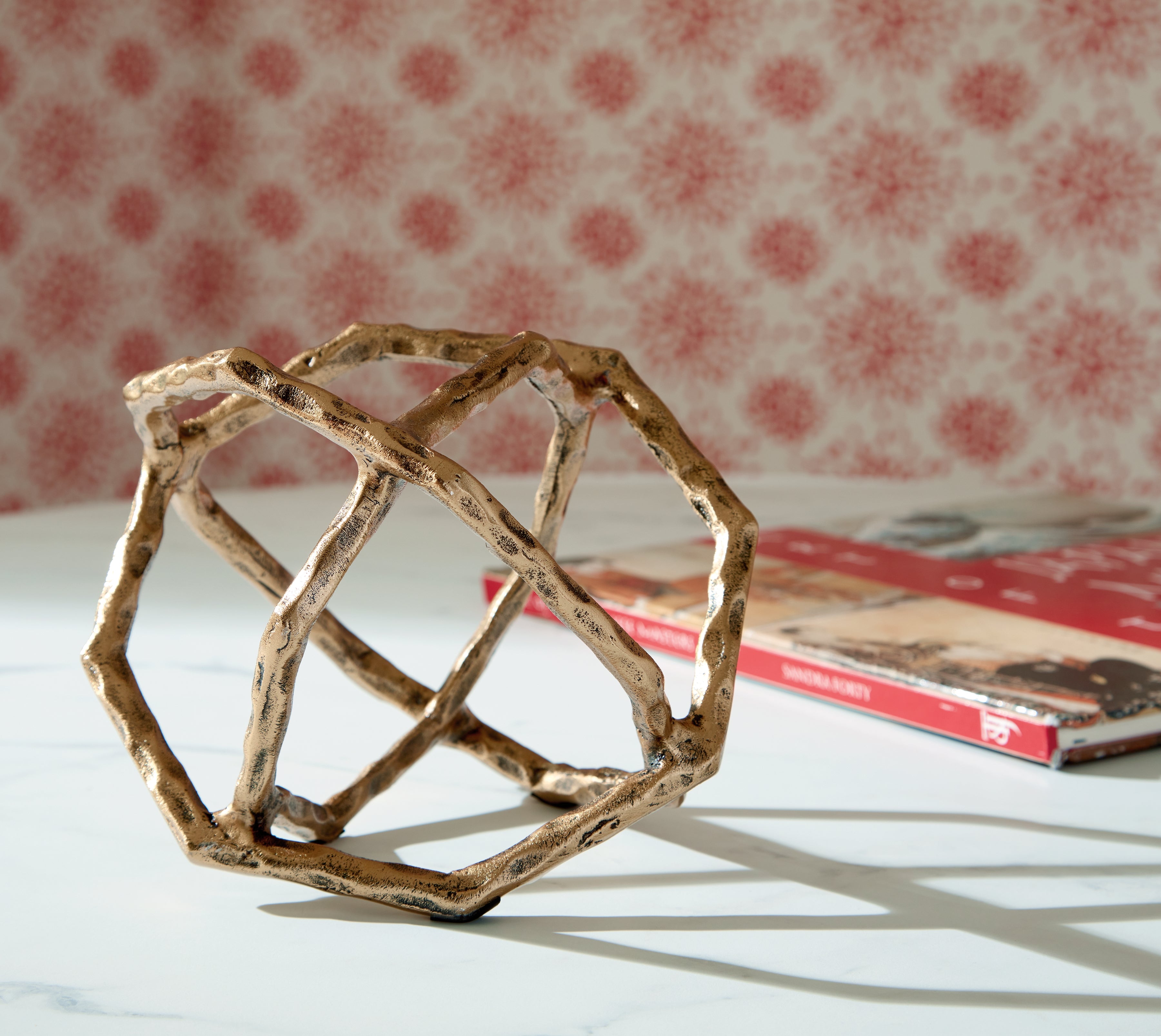 Leasing Furniture - Ashley Furniture - Laddington Sculpture - Sculpture (2/CS) / Antique Brass Finish - A2000670