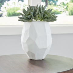 Leasing Furniture - Ashley Furniture - Karenton Vase - Vase / White - A2000721