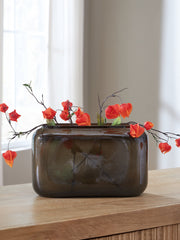 Leasing Furniture - Ashley Furniture - Sumner Vase - Vase / Gray/Gold Finish - A2000810