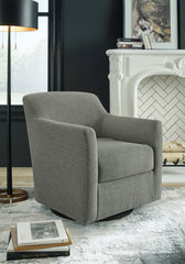 Leasing Furniture - Ashley Furniture - Bradney Swivel Accent Chair - Swivel Accent Chair / Tumbleweed - A3000323
