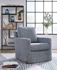 Leasing Furniture - Ashley Furniture - Nenana Next-Gen Nuvella Swivel Glider Accent Chair - Swivel Glider Accent Chair / Stone - A3000644