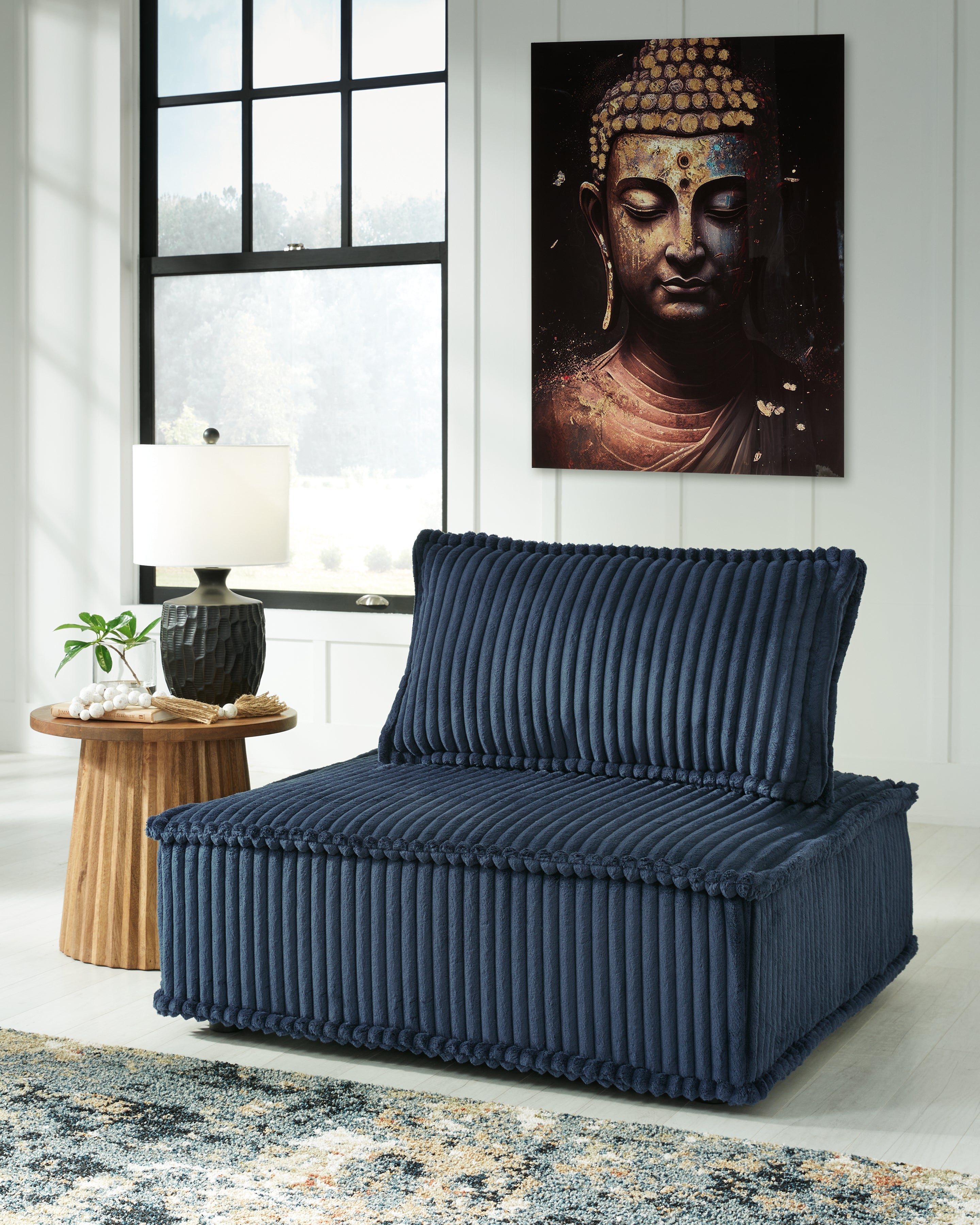 Leasing Furniture - Ashley Furniture - Bales Accent Chair - Accent Chair / Navy - A3000662