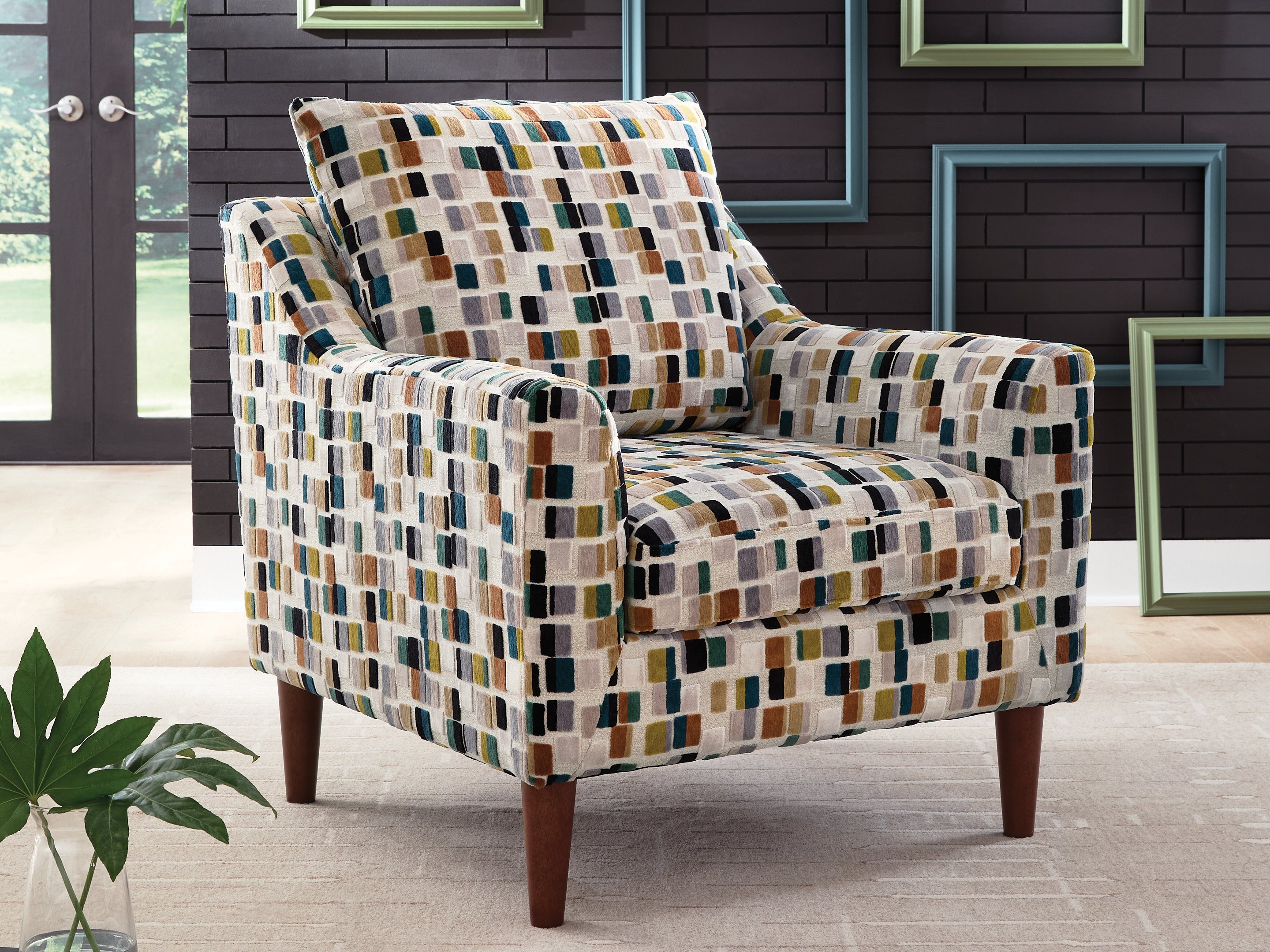 Leasing Furniture - Ashley Furniture - Fenna Accent Chair - Accent Chair / Multi - A3000749