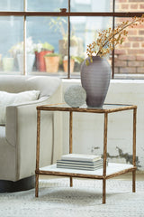 Leasing Furniture - Ashley Furniture - Ryandale Accent Table - Accent Table / Antique Black - A4000462