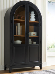 Leasing Furniture - Ashley Furniture - Dagandale Accent Cabinet - Accent Cabinet / Natural/Black - A4000705