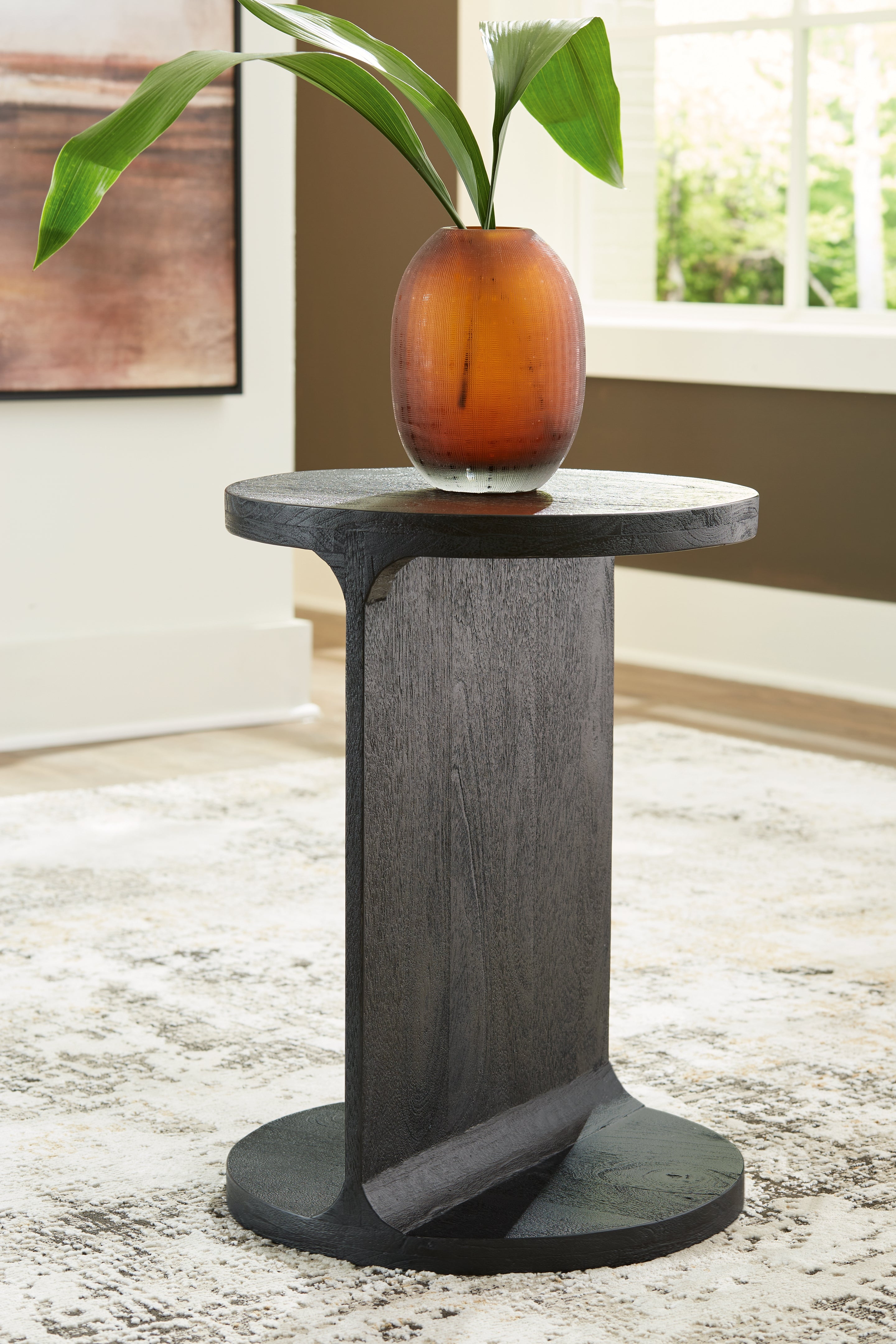 Leasing Furniture - Ashley Furniture - Adderley Accent Table - Accent Table / Black - A4000600