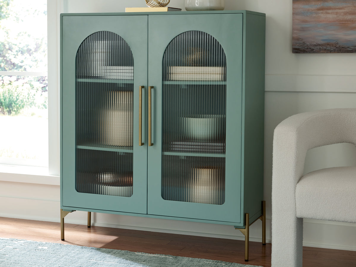 Leasing Furniture - Ashley Furniture - Adwen Accent Cabinet - Accent Cabinet / Light Green - A4000665