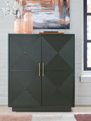 Leasing Furniture - Ashley Furniture - Geirwood Accent Cabinet - Accent Cabinet / Dark Green - A4000676