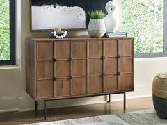 Leasing Furniture - Ashley Furniture - Juddins Accent Cabinet - Accent Cabinet / Brown - A4000692
