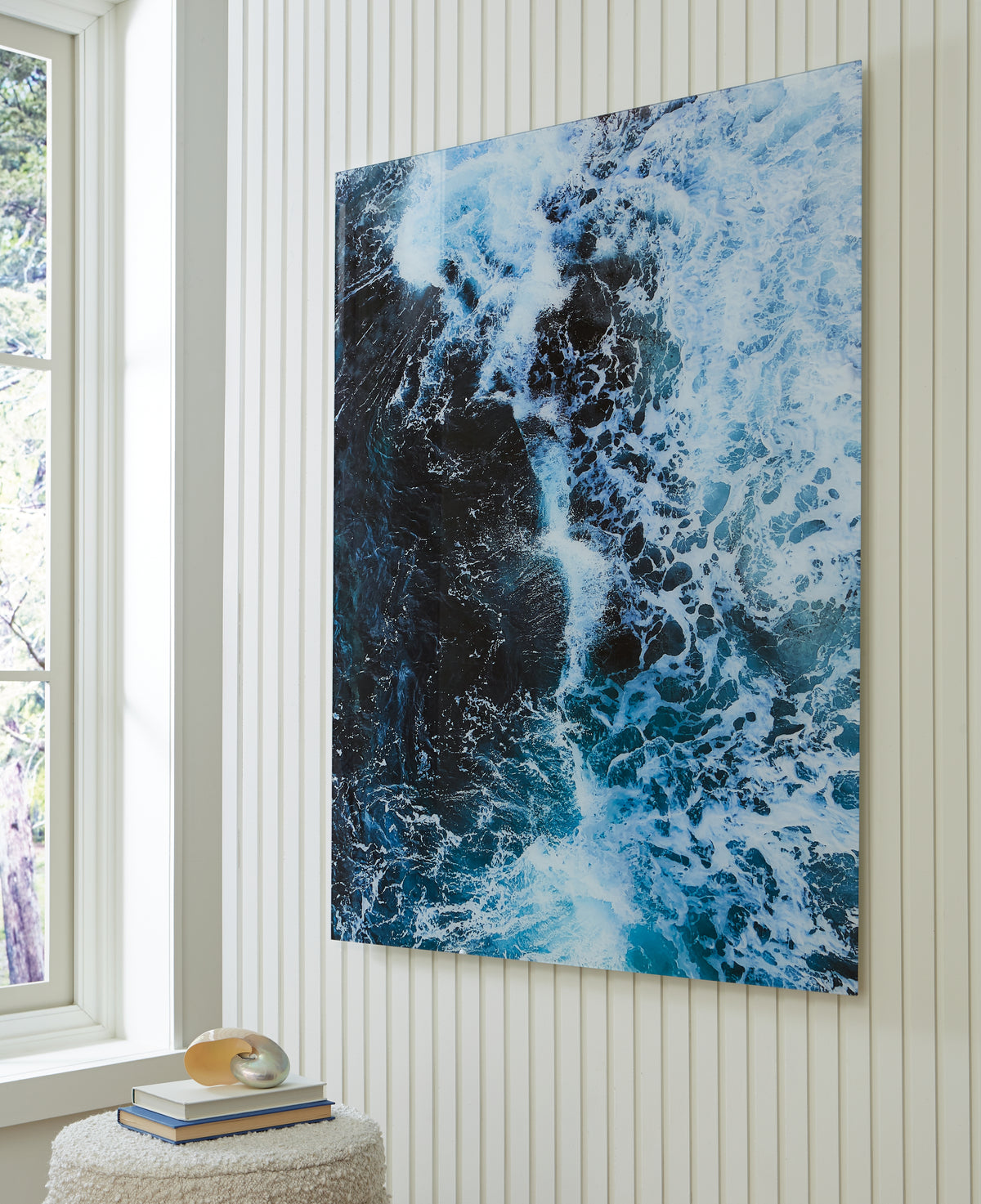 Leasing Furniture - Ashley Furniture - Clemick Wall Decor - Wall Art / Turquoise - A8000422