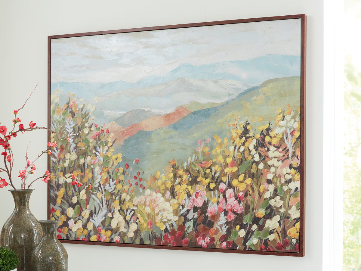 Leasing Furniture - Ashley Furniture - Pryorley Wall Decor - Wall Art / Multi - A8000451