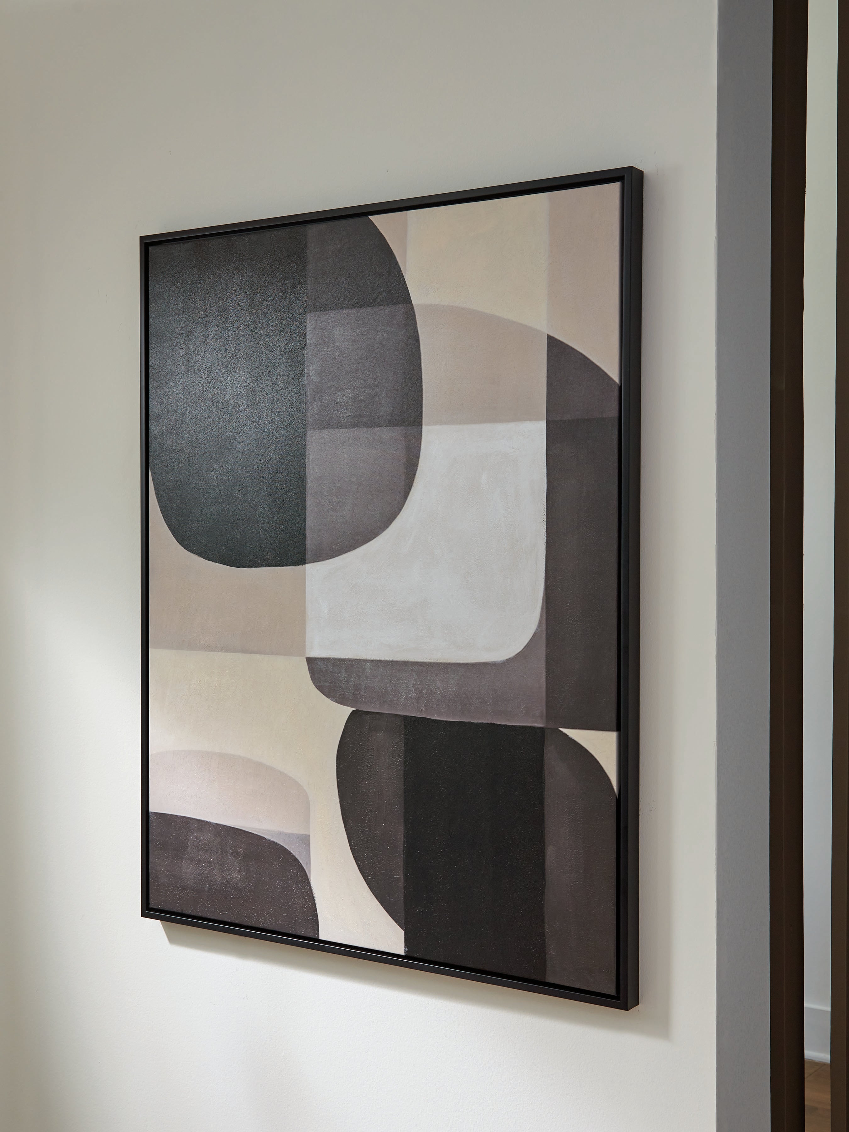 Leasing Furniture - Ashley Furniture - Kesleigh Wall Decor - Wall Art / Black/White - A8000495