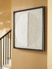 Leasing Furniture - Ashley Furniture - Bachard Wall Decor - Wall Decor / Tan/White - A8010330
