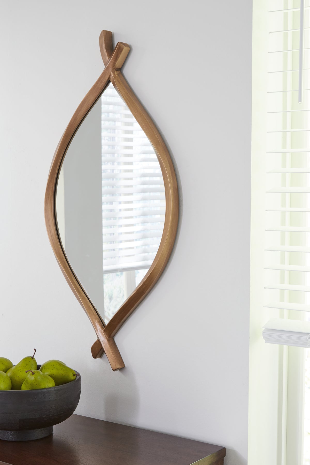 Leasing Furniture - Ashley Furniture - Bartner Mirror - Accent Mirror / Antique Gold Finish - A8010340