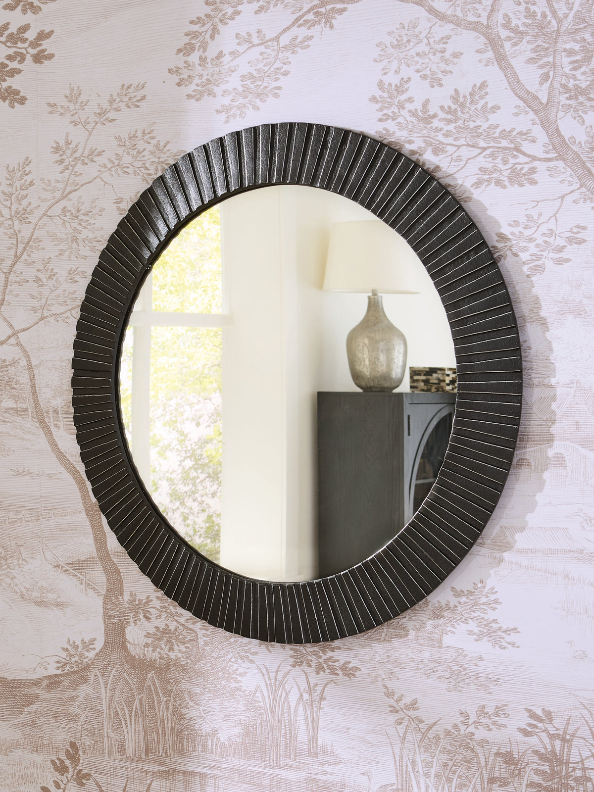 Leasing Furniture - Ashley Furniture - Ozias Mirror - Accent Mirror / Black - A8010417