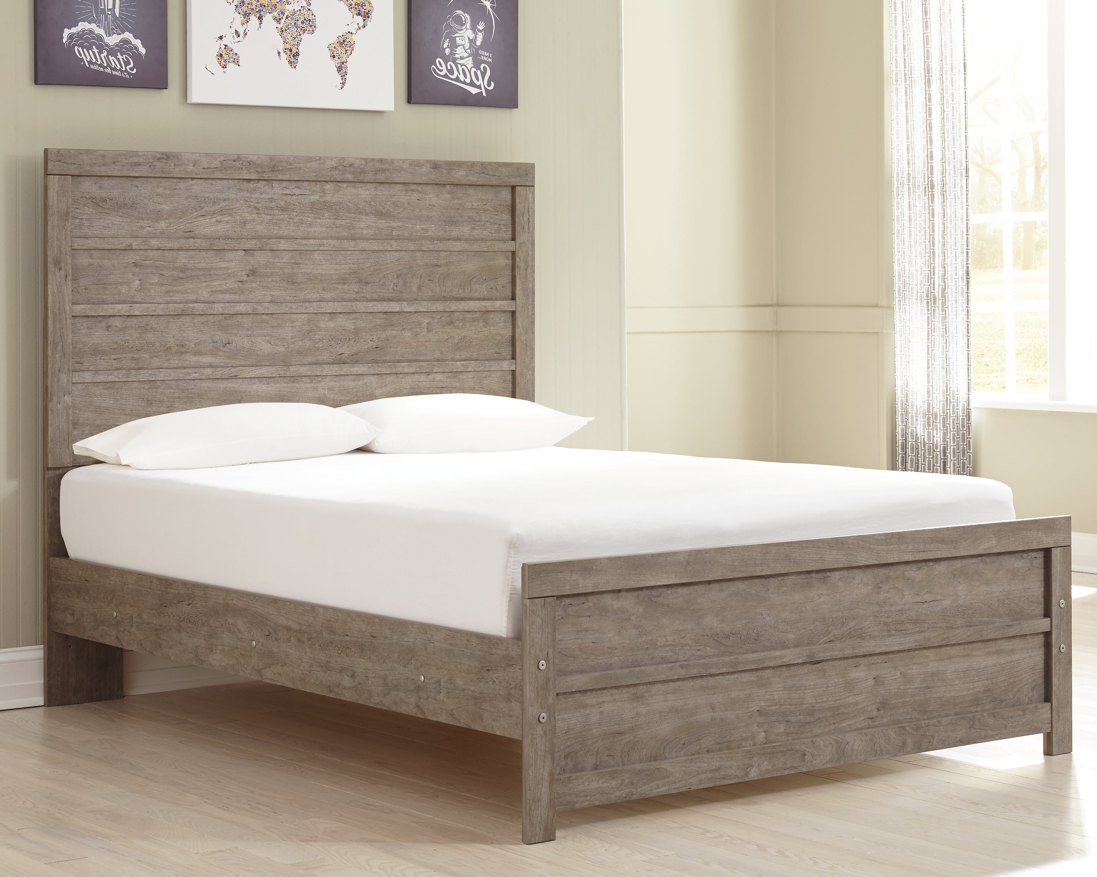 Leasing Furniture - Ashley Furniture - Culverbach Bedroom - Full Panel Bed / Gray - B070B3