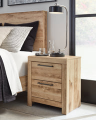 Leasing Furniture - Ashley Furniture - Hyanna Bedroom - Full Panel Storage Bed / Tan Brown - B1050B38