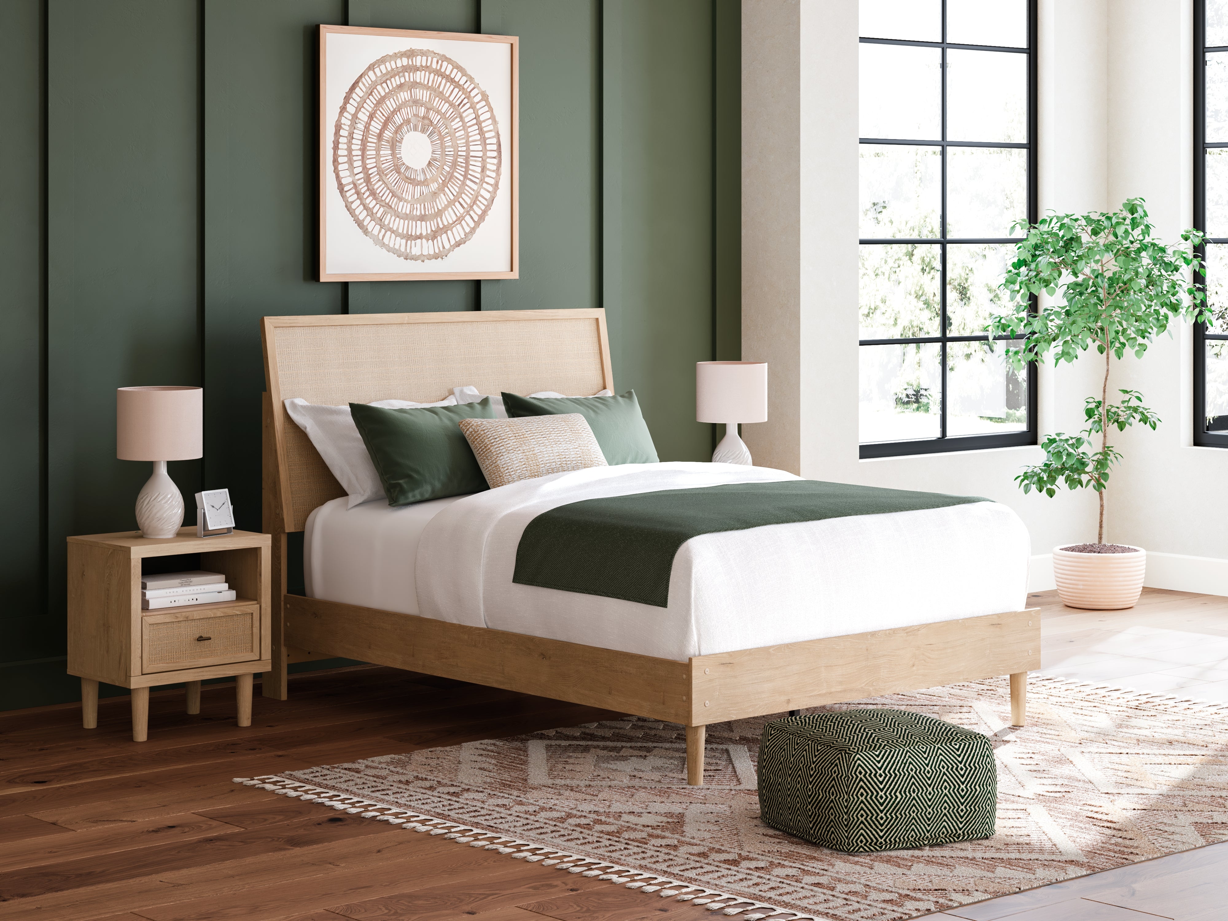 Leasing Furniture - Ashley Furniture - Cielden Bedroom - Queen Panel Bed / Two-tone - B1199B3