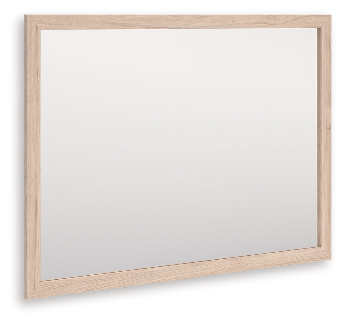 Leasing Furniture - Ashley Furniture - Arloster Bedroom - Bedroom Mirror / Tan - PCB1566-36