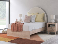 Leasing Furniture - Ashley Furniture - Arloster Bedroom - Dresser and Mirror / Tan - PCB1566B1