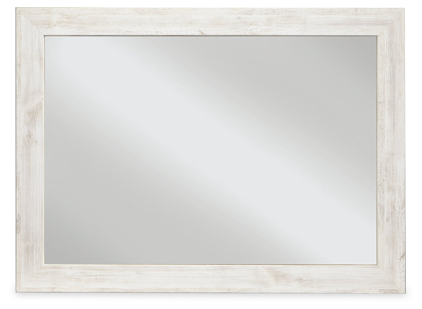 Leasing Furniture - Ashley Furniture - Paxberry Bedroom - Bedroom Mirror / Whitewash - B181-36