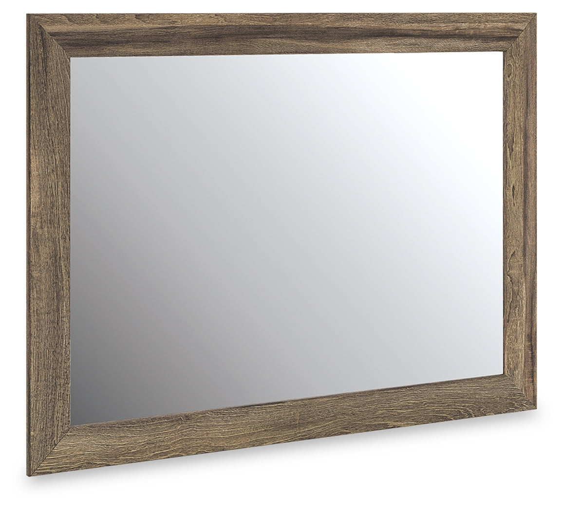 Leasing Furniture - Ashley Furniture - Elbrim Bedroom - Bedroom Mirror / Brown - PCB2005-36