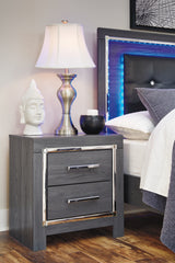 Leasing Furniture - Ashley Furniture - Lodanna Bedroom - Full Panel Bed with 2 Storage Drawers / Gray - B214B5